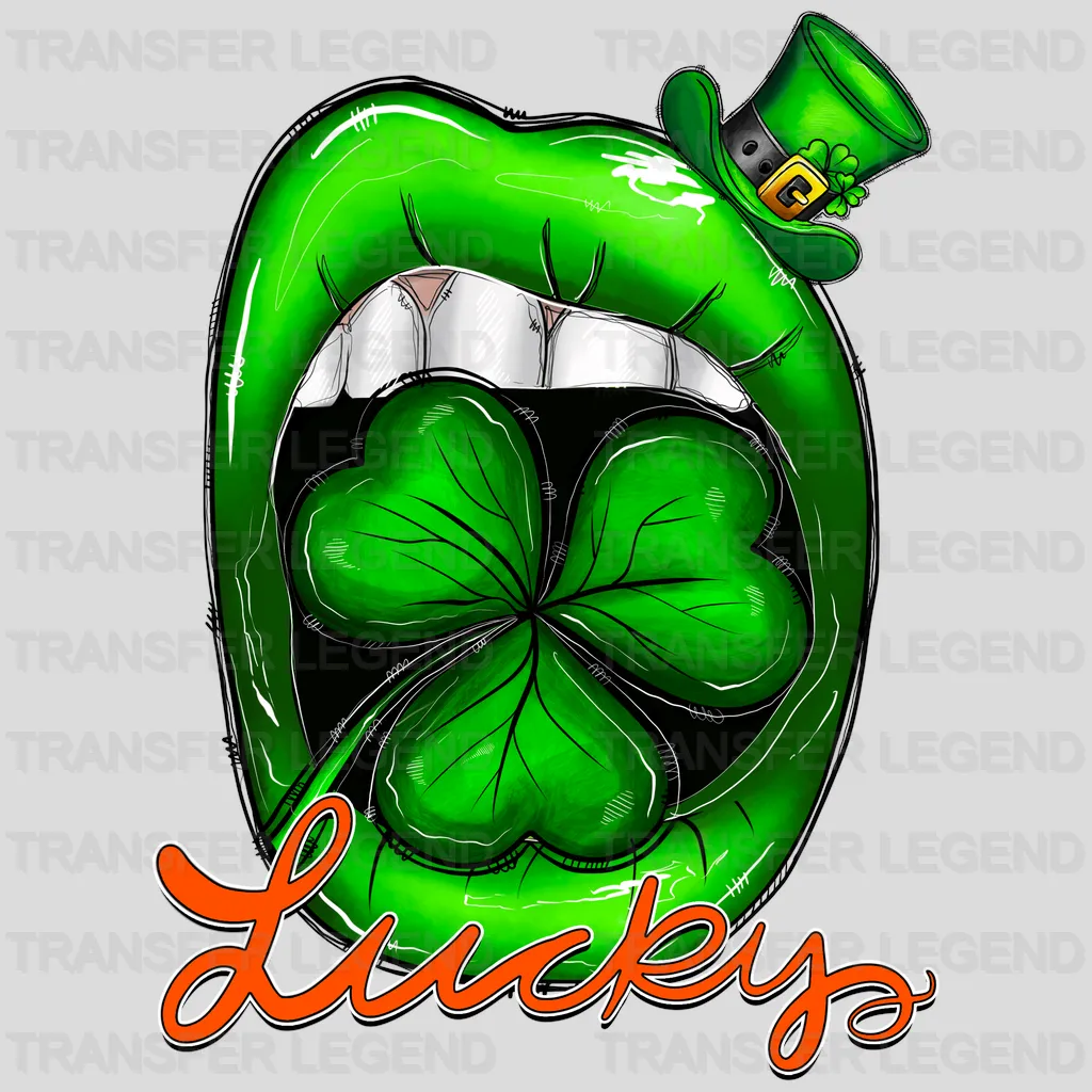 Lucky St. Patrick's Day Design - DTF heat transfer - transferlegend