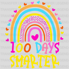 100 Days Smarter Colorful - DTF heat transfer - transferlegend