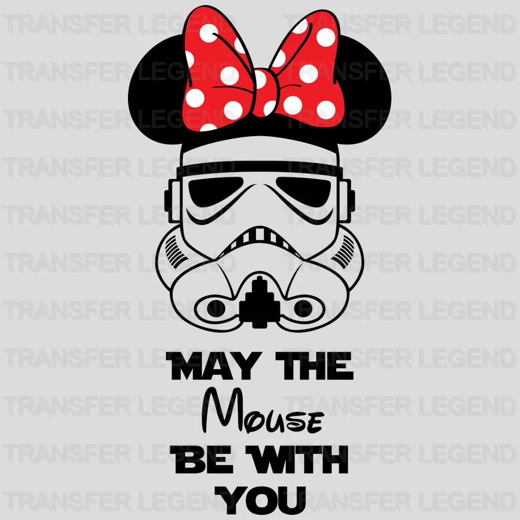 May The Mouse Be With You Mick And Mi Design - DTF heat transfer - transferlegend