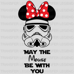 May The Mouse Be With You Mickey And Minnie Design - DTF heat transfer - transferlegend