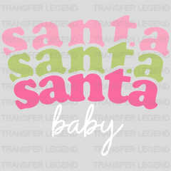 SANTA BABY Christmas Design - DTF heat transfer - transferlegend