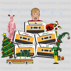 CASSETTES Christmas Design - DTF heat transfer - transferlegend