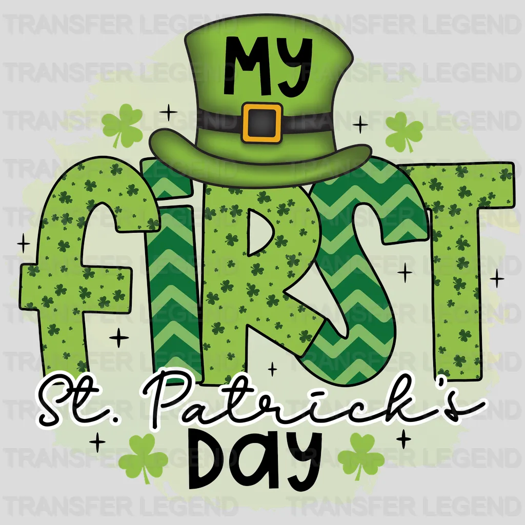 My First St. Patrick's Day Design - DTF heat transfer - transferlegend