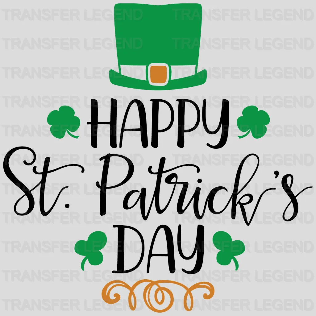 Happy St. Patrick's Day Design - DTF heat transfer - transferlegend