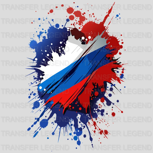 Russia Flag Design - DTF Heat Transfer - transferlegend