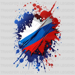 Russia Flag Design - DTF Heat Transfer - transferlegend