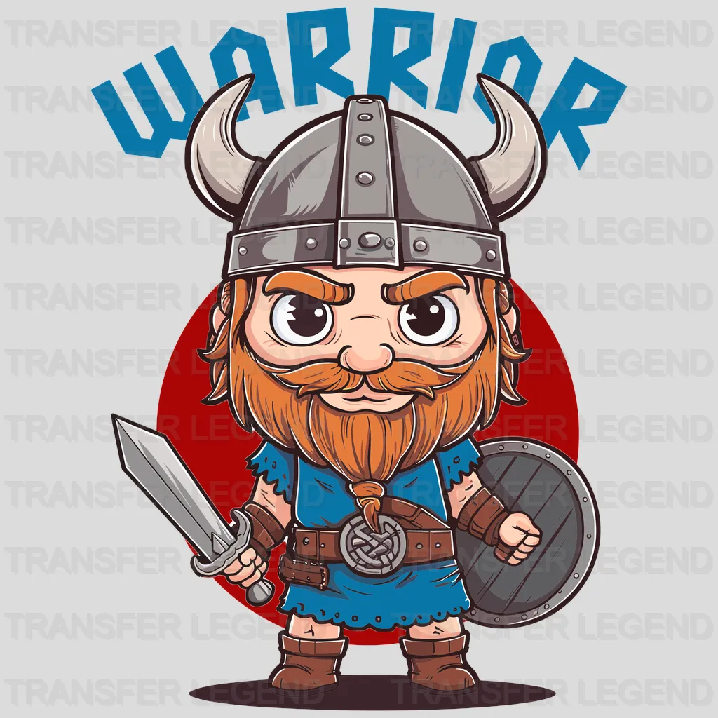 Viking Anime Nordic Design - DTF Heat Transfer - transferlegend