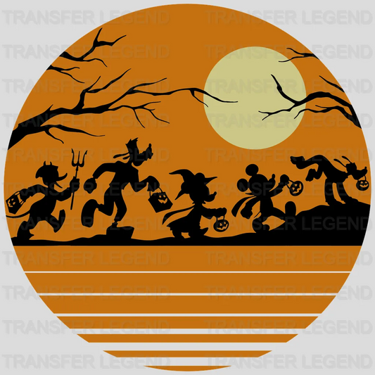 Mouse And Friends Surprise Halloween Design - DTF heat transfer - transferlegend