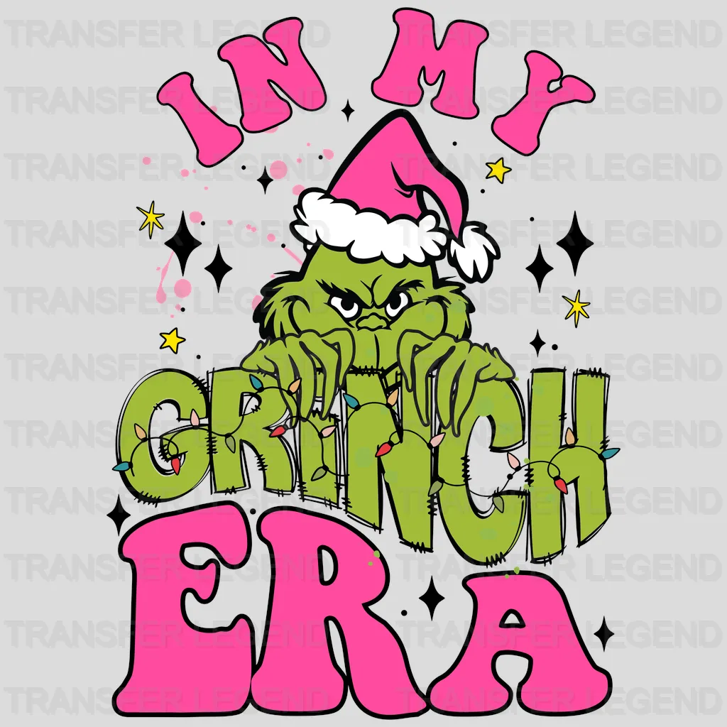 IN MY GRINCH ERA Christmas Design - DTF heat transfer - transferlegend