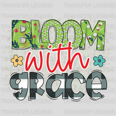 Bloom With Grace Easter Design - DTF heat transfer - transferlegend