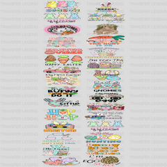 EASTER Premade Gang sheet - 30 PCS 10 INCH - transferlegend