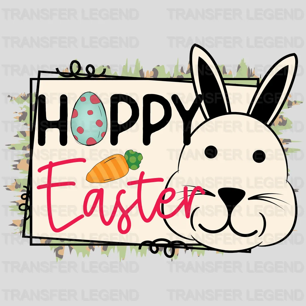 Hoppy Easter Design - DTF heat transfer - transferlegend