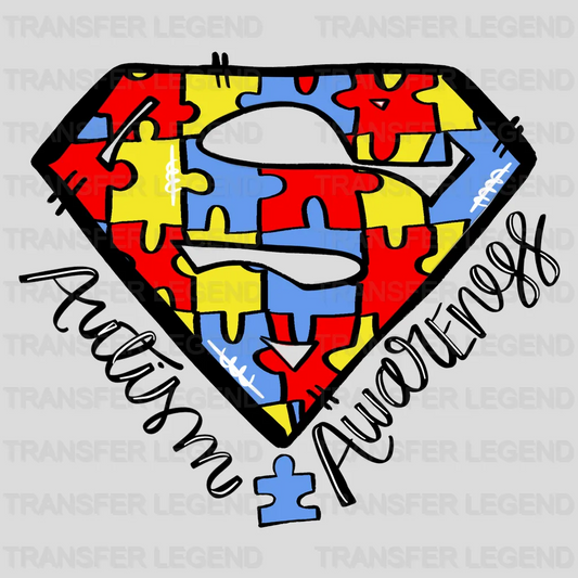 Super Logo ATSM Awareness Design - DTF heat transfer - transferlegend