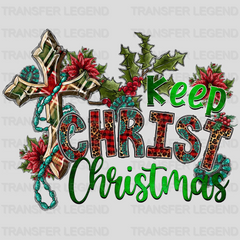 KEEP CHRIST Christmas Design - DTF heat transfer - transferlegend