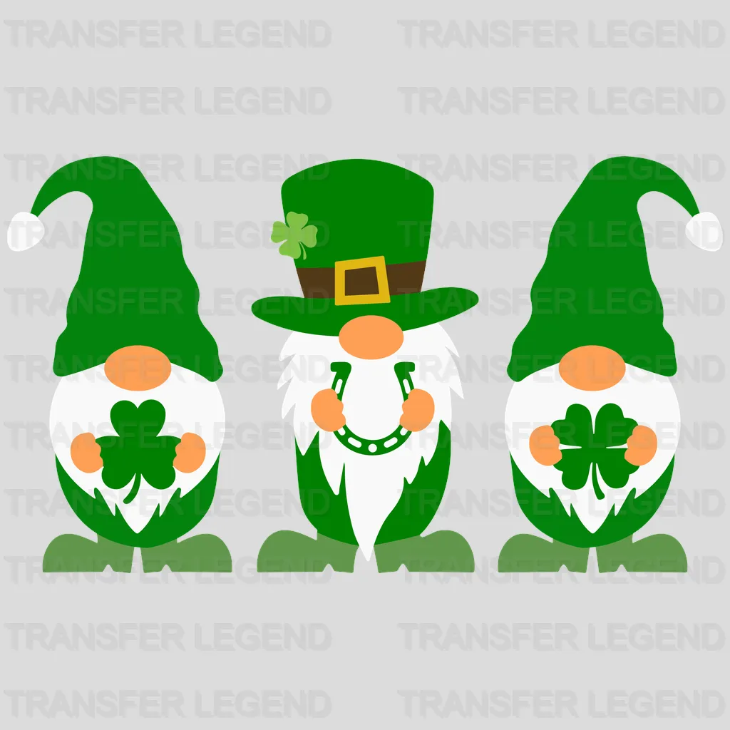 Gnomies St. Patrick's Day Design - DTF heat transfer - transferlegend