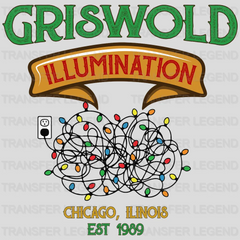 GRISWOLD ILLUMINATION Christmas Design - DTF heat transfer - transferlegend