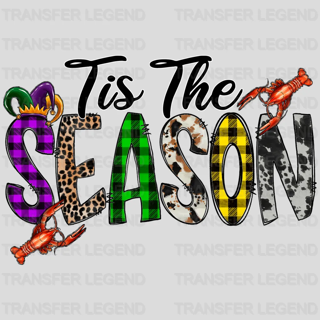 This The Season Mardi Gras Design- Mardi Gras DTF heat transfer - transferlegend