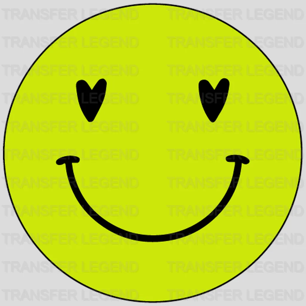 Smiley Face - Retro Summer - Good Vibes - Retro Smiley - Aesthetic Retro Design - DTF heat transfer - transferlegend