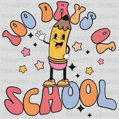 100 Days Of School 100 Days School Design - DTF heat transfer - transferlegend