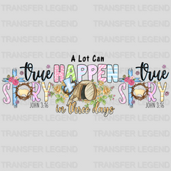 A Lot Can Happen In Three Days Easter UV DTF Transfer Cup Wrap UV DTF Sticker - transferlegend