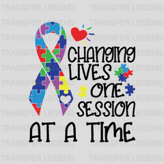 Changing Lives One Session At A Time Design - DTF heat transfer - transferlegend