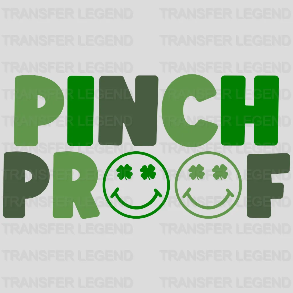 Pinch Proof St. Patrick's Day Design - DTF heat transfer - transferlegend