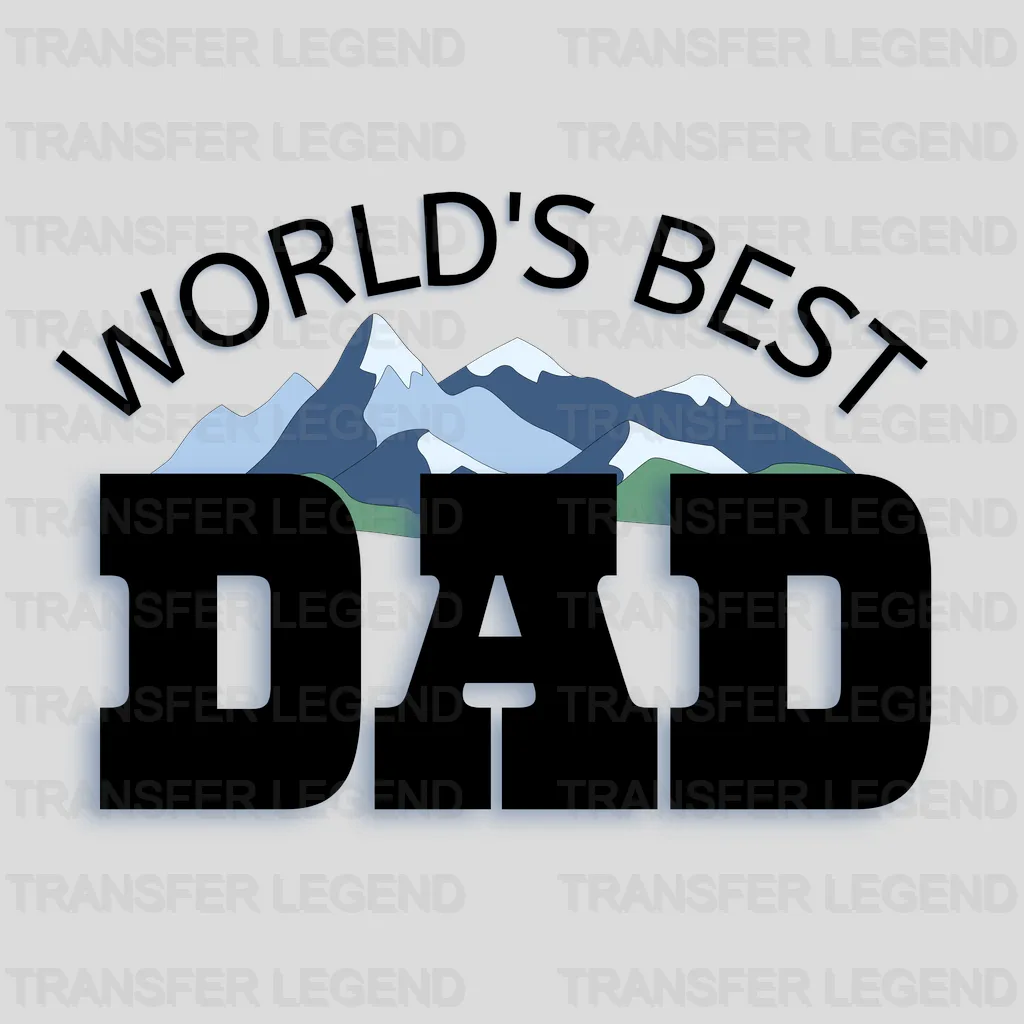 World's Best Dad Design - DTF heat transfer - transferlegend