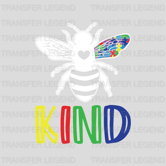 Bee Kind  Awareness Design - DTF heat transfer - transferlegend