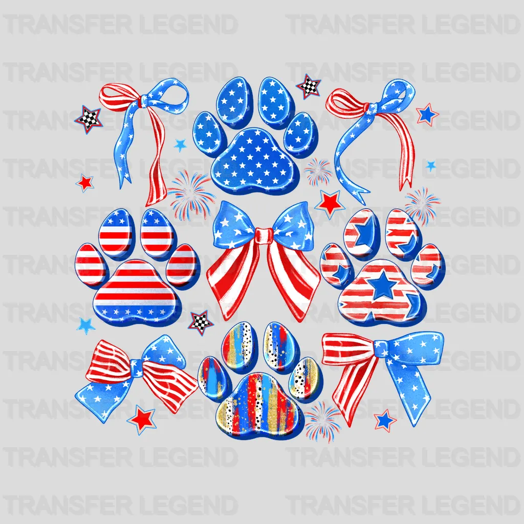 Love The Land Of Free 4th July Design - DTF Heat Transfers - transferlegend