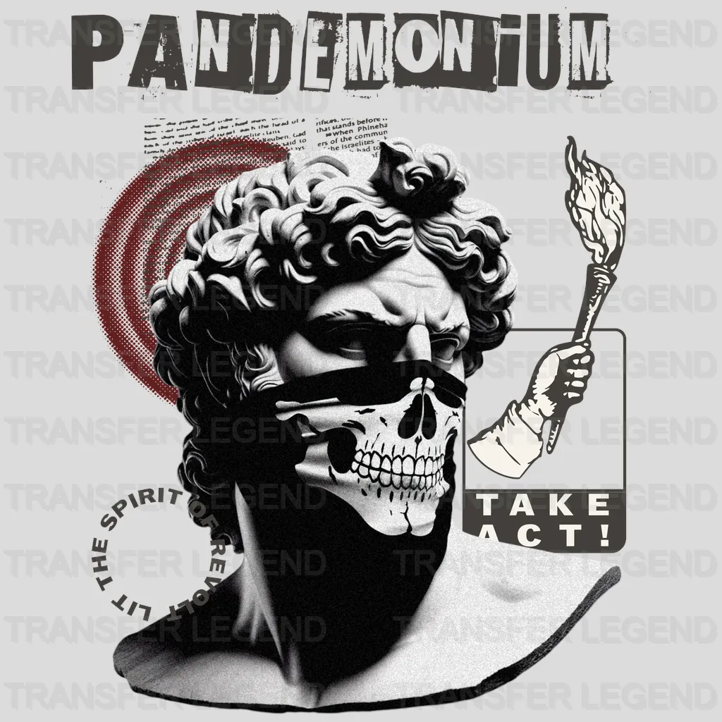 Pandemonium Streetwear Design - DTF Heat Transfer - transferlegend