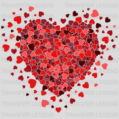 Valentine Heart Valentine's Day Design - DTF heat transfer - transferlegend