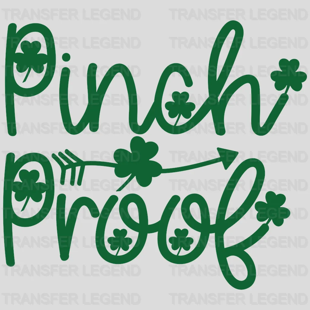 Pinch Proof St. Patrick's Day Design - DTF heat transfer - transferlegend