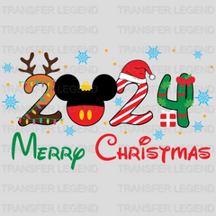 Disney Snowflakes 2024 Merry Christmas - Christmas DTF Transfer - transferlegend