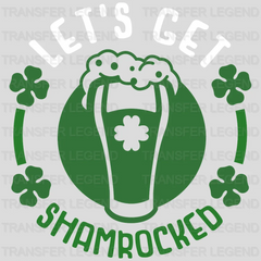 Let's Get Shamrocked St. Patrick's Day Design - DTF heat transfer - transferlegend