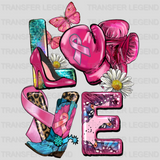 LOVE Cancer Support Design - DTF heat transfer - transferlegend