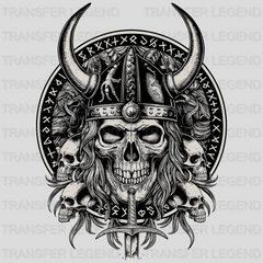 Skulls In Town Nordic Design - DTF Heat Transfer - transferlegend