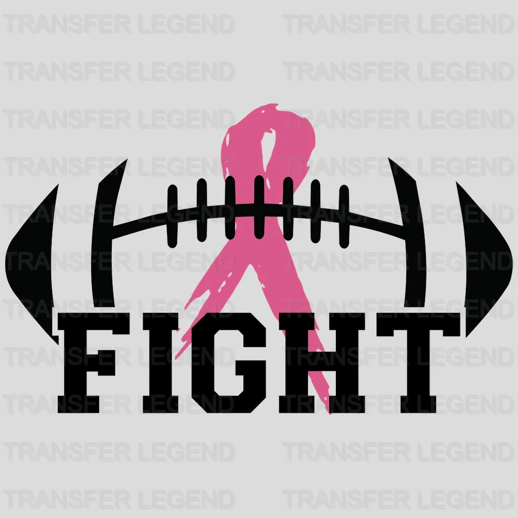 Breast Cancer Fighter Design - DTF heat transfer - transferlegend