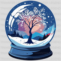 Snowing Trees Winter Design - DTF Heat Transfers - transferlegend