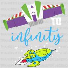 To Infinity And Beyond Toy Story Design - DTF heat transfer - transferlegend