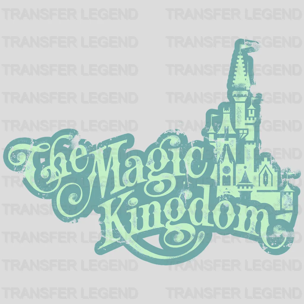 The Magic Kingdom Castle Design - DTF heat transfer - transferlegend