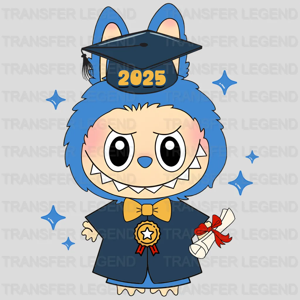 Navy 2025 Labubu Design - DTF Heat Transfers