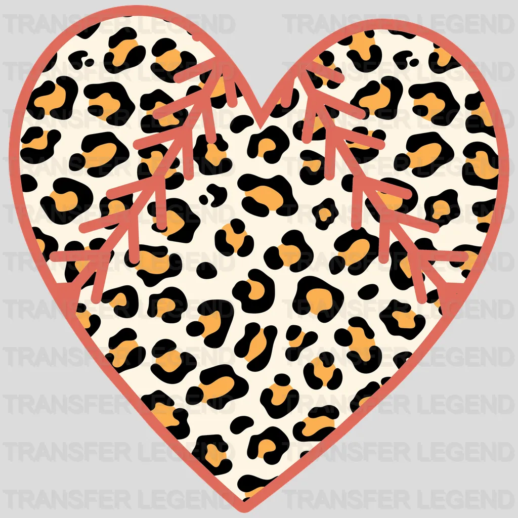 Baseball Heart DTF Transfer - transferlegend