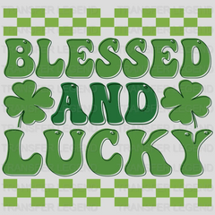 Blessed And Lucky St. Patrick's Day Design - DTF heat transfer - transferlegend