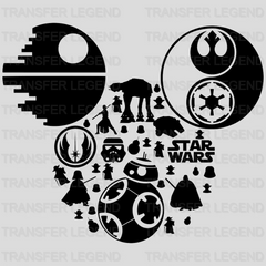 Disney Mickey And Minnie Star Wars Design - DTF heat transfer - transferlegend