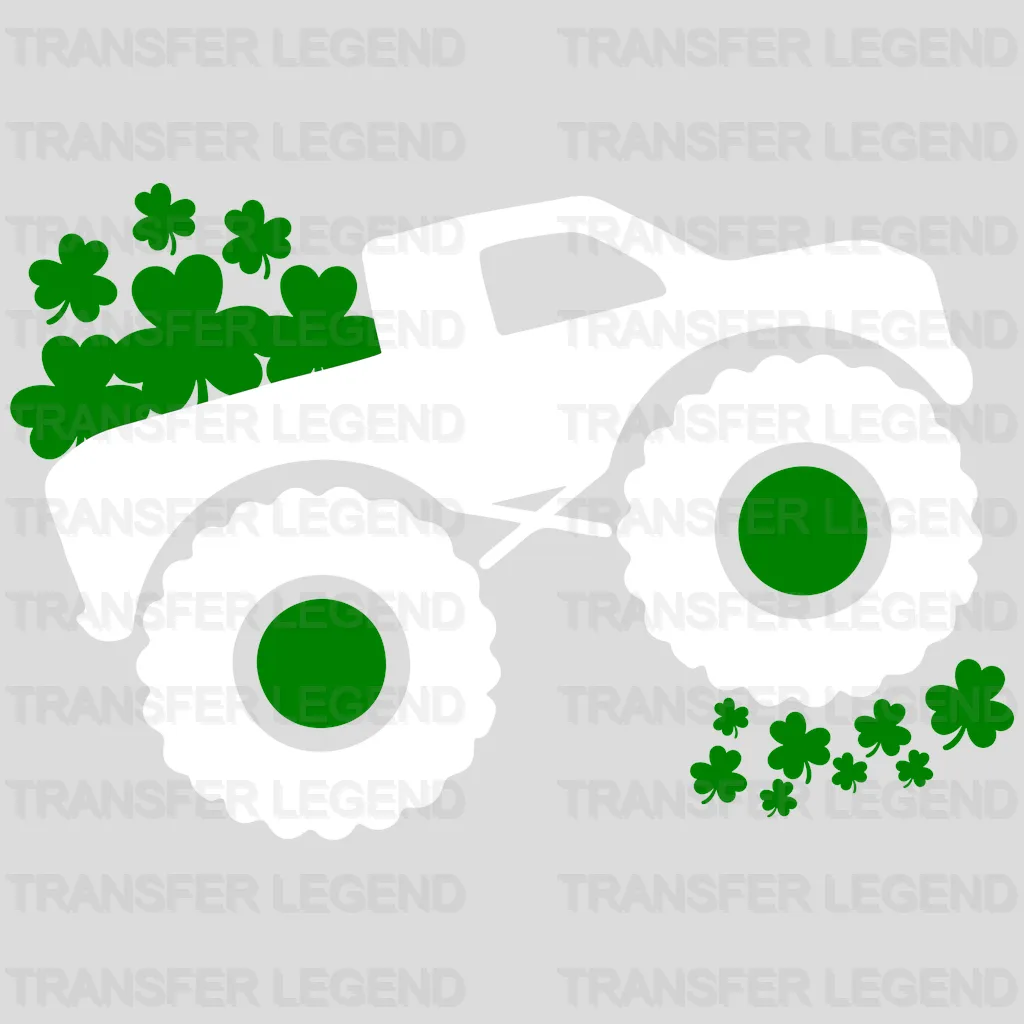 Truck St. Patrick's Day Design - DTF heat transfer - transferlegend