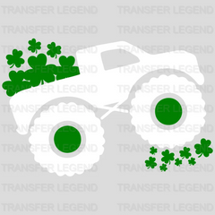 Truck St. Patrick's Day Design - DTF heat transfer - transferlegend