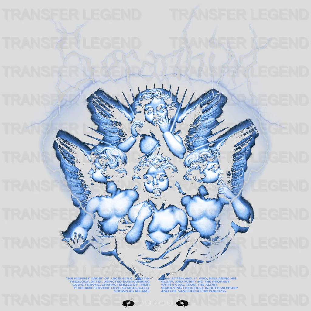 Seraphim Heaven Sent Streetwear Design - DTF Heat Transfer - transferlegend