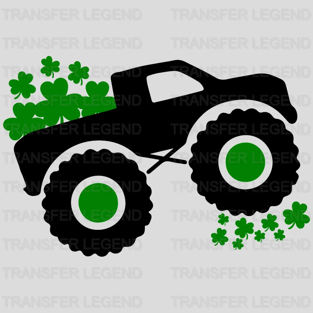 Truck St. Patrick's Day Design - DTF heat transfer - transferlegend