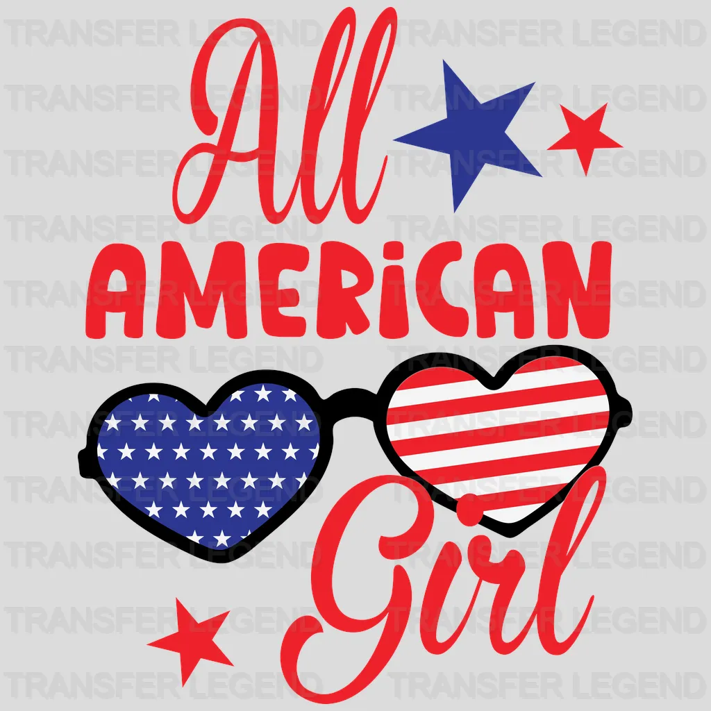 All American Girls DTF Transfer - transferlegend