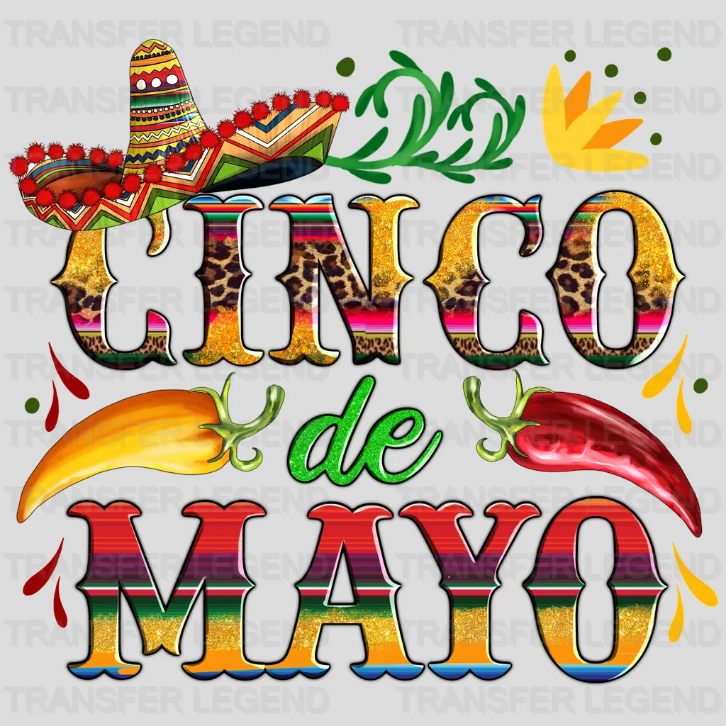 Cinco De Mayo - Cinco De Mayo DTF heat transfer - transferlegend